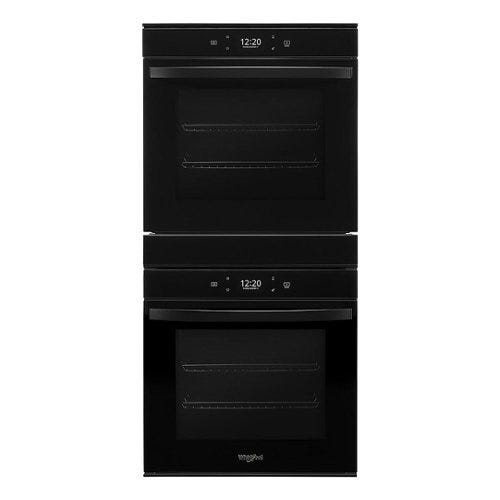 Whirlpool 5.8 Cu. Ft. 24 Inch Double Wall Oven with Convection WOD52ES4MB-Black