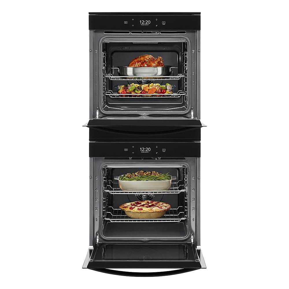 Whirlpool 5.8 Cu. Ft. 24 Inch Double Wall Oven with Convection WOD52ES4MB