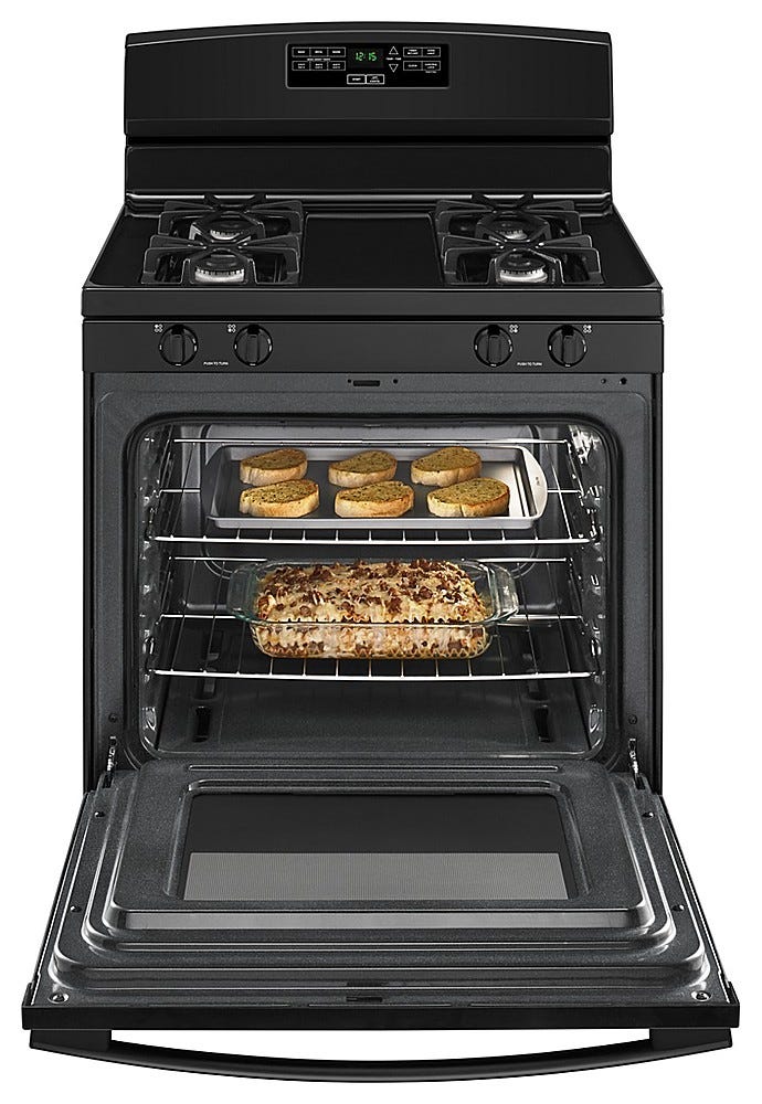 Amana 30-inch Gas Range with Bake Assist Temps  AGR6303MMB