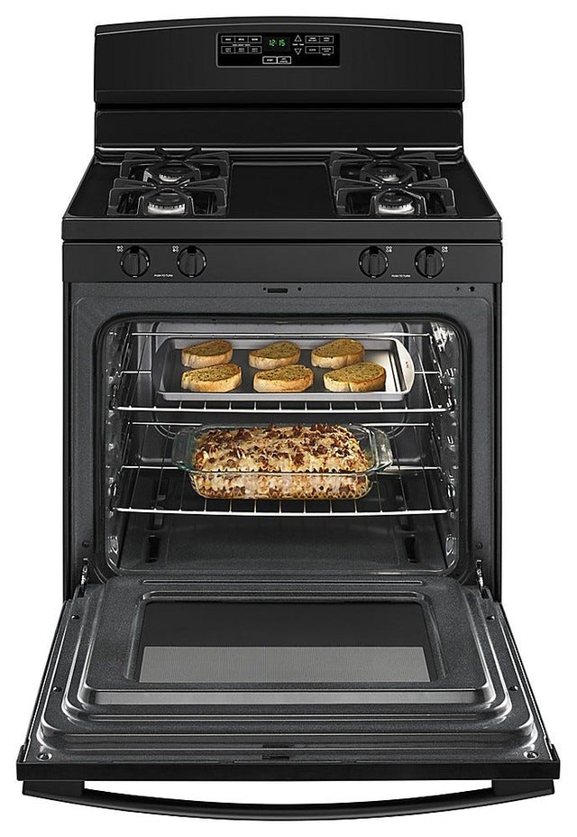 Amana 30-inch Gas Range with Bake Assist Temps  AGR6303M-Black