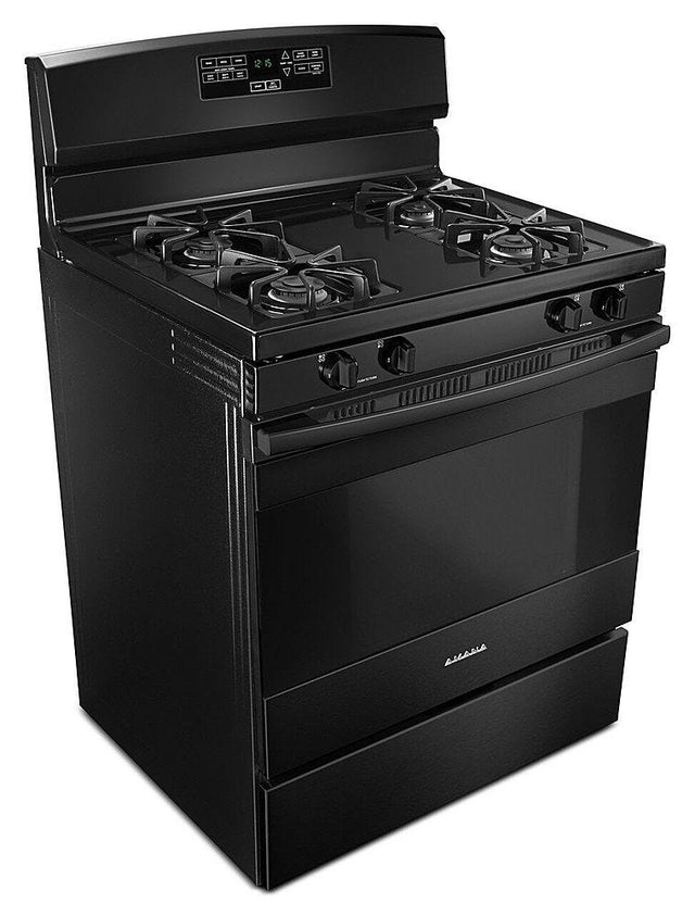 Amana 30-inch Gas Range with Bake Assist Temps  AGR6303M-Black