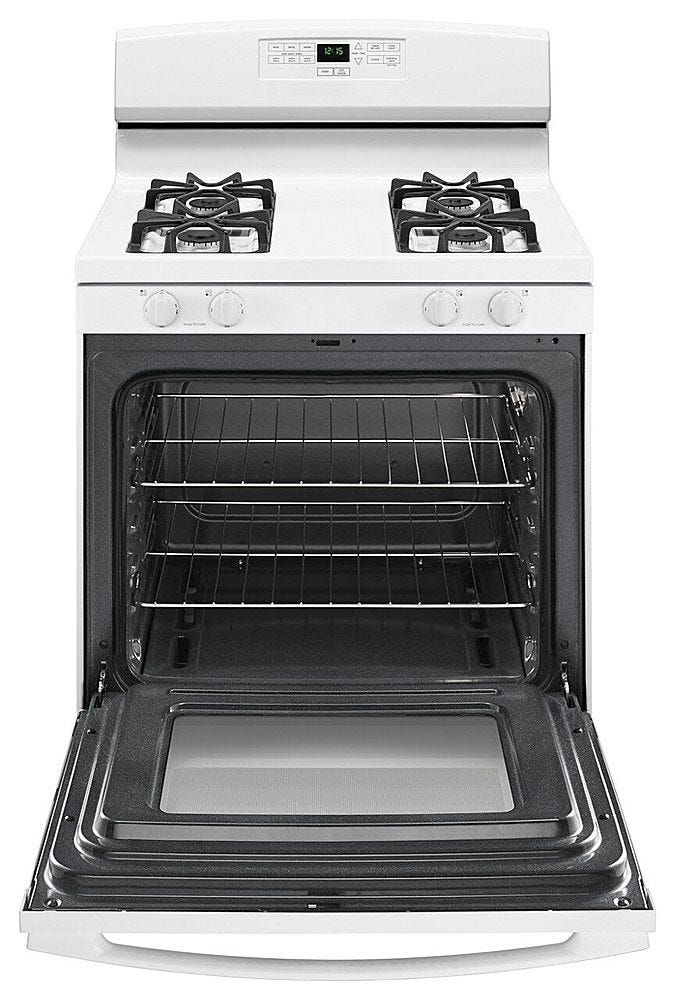 Amana 30-inch Gas Range with Bake Assist Temps AGR6303MMW
