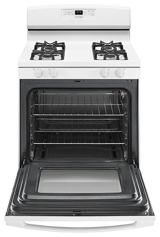 Amana 30-inch Gas Range with Bake Assist Temps  AGR6303MMW-White