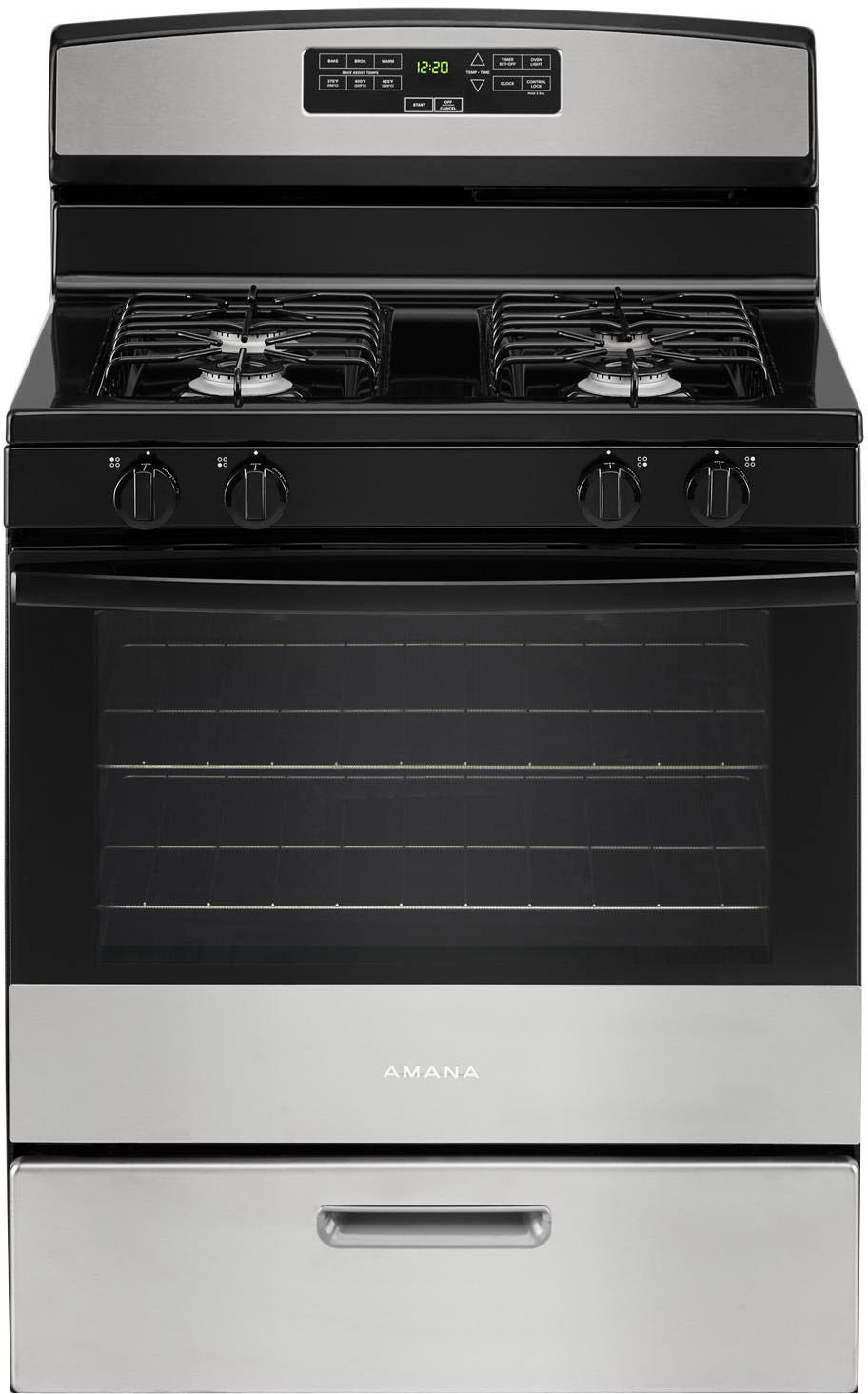 Amana 30-inch Gas Range with Bake Assist Temps  AGR6303MMS
