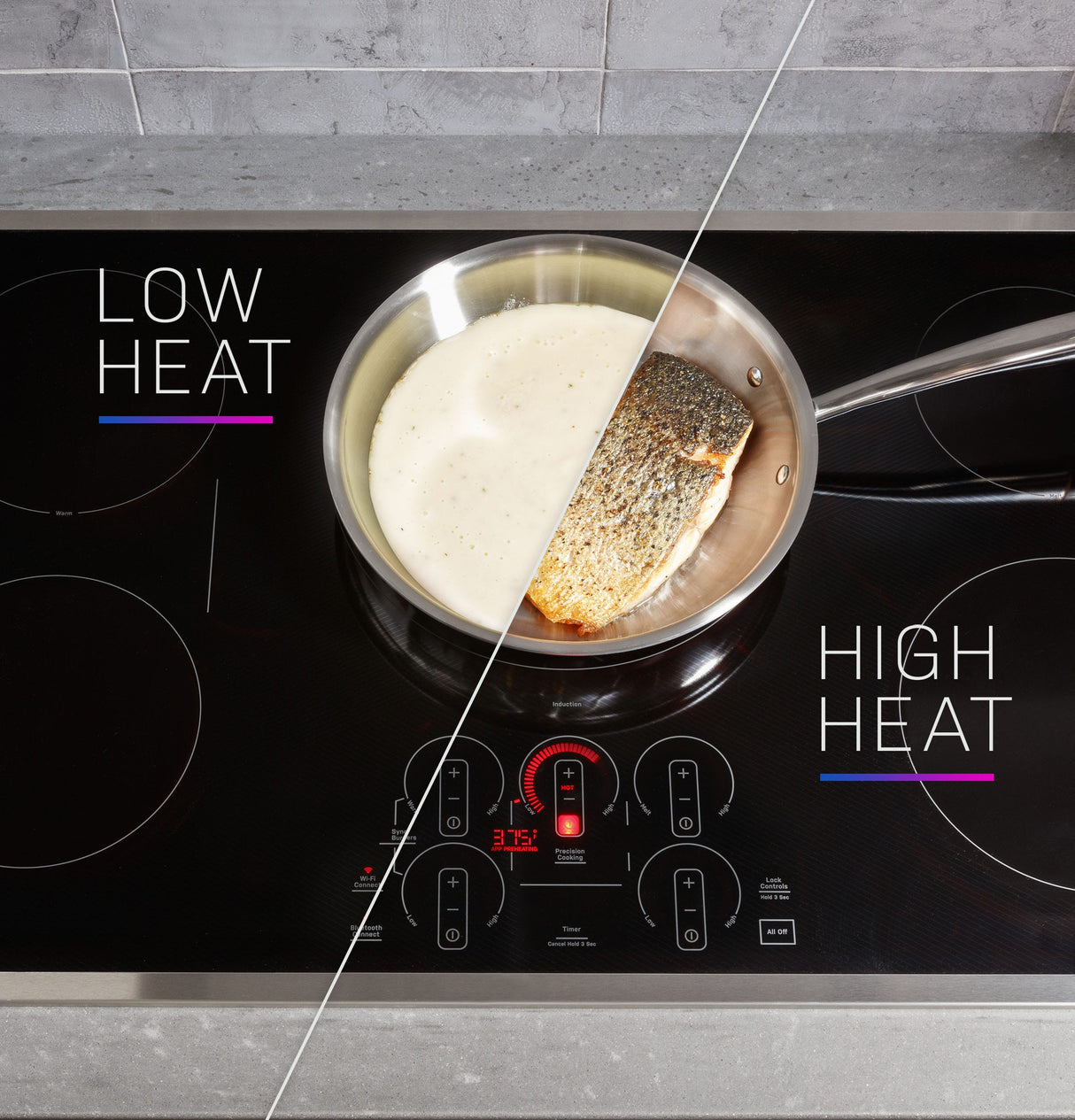 GE Profile 30" Built-In Touch Control Induction Cooktop PHP9030DTBB (S&D)