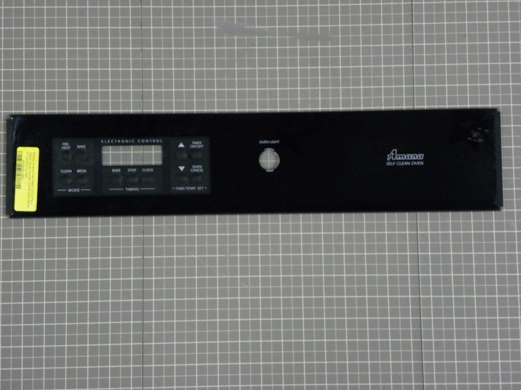 Glass Control Panel (Black) R0762042