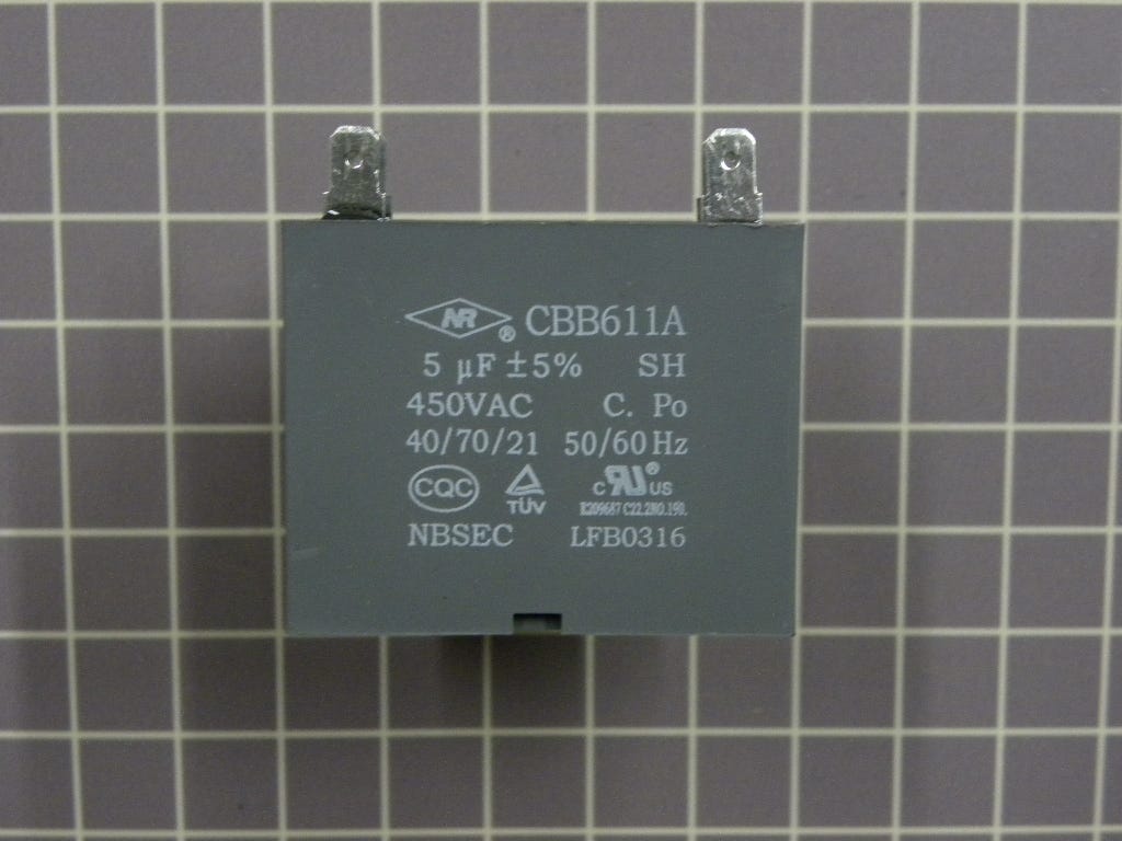 Soleus Dehumidifier Fan Motor Capacitor SG-DEH-70-1