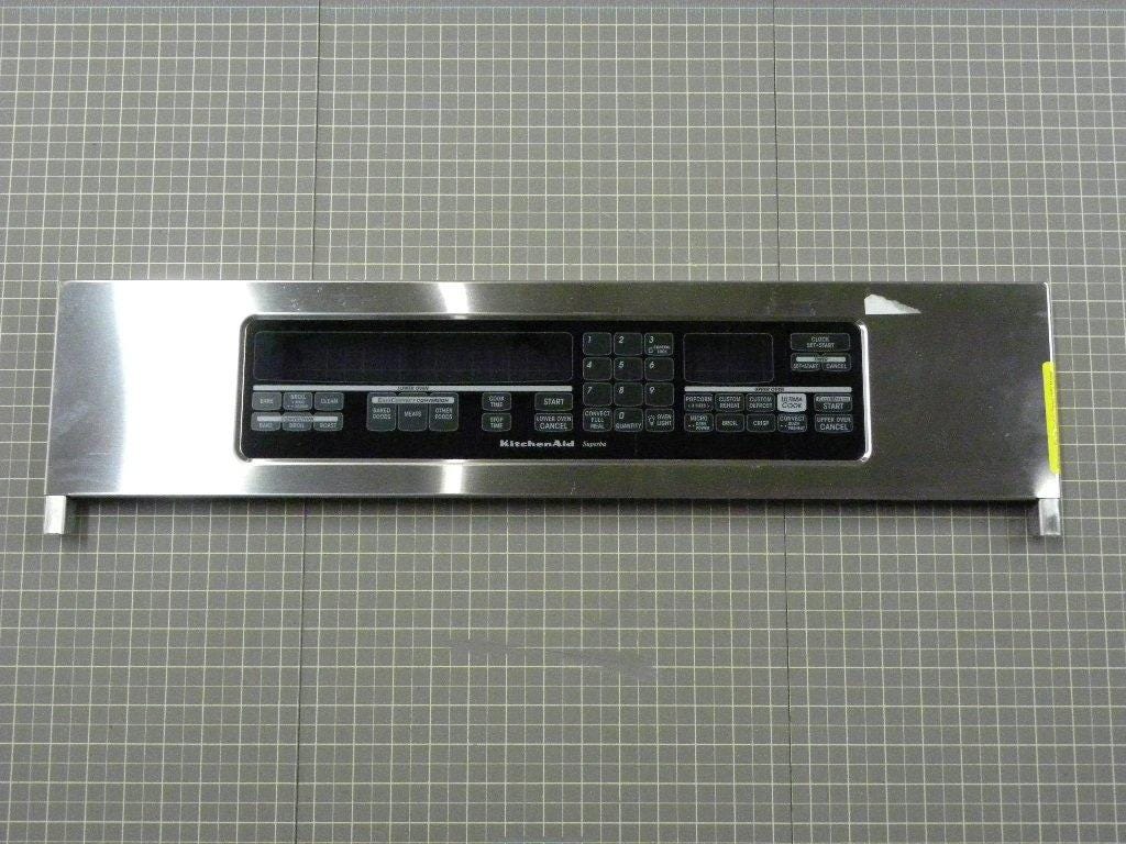Kitchen Aid Range SS Control Panel & Membrane (Black) 8302661