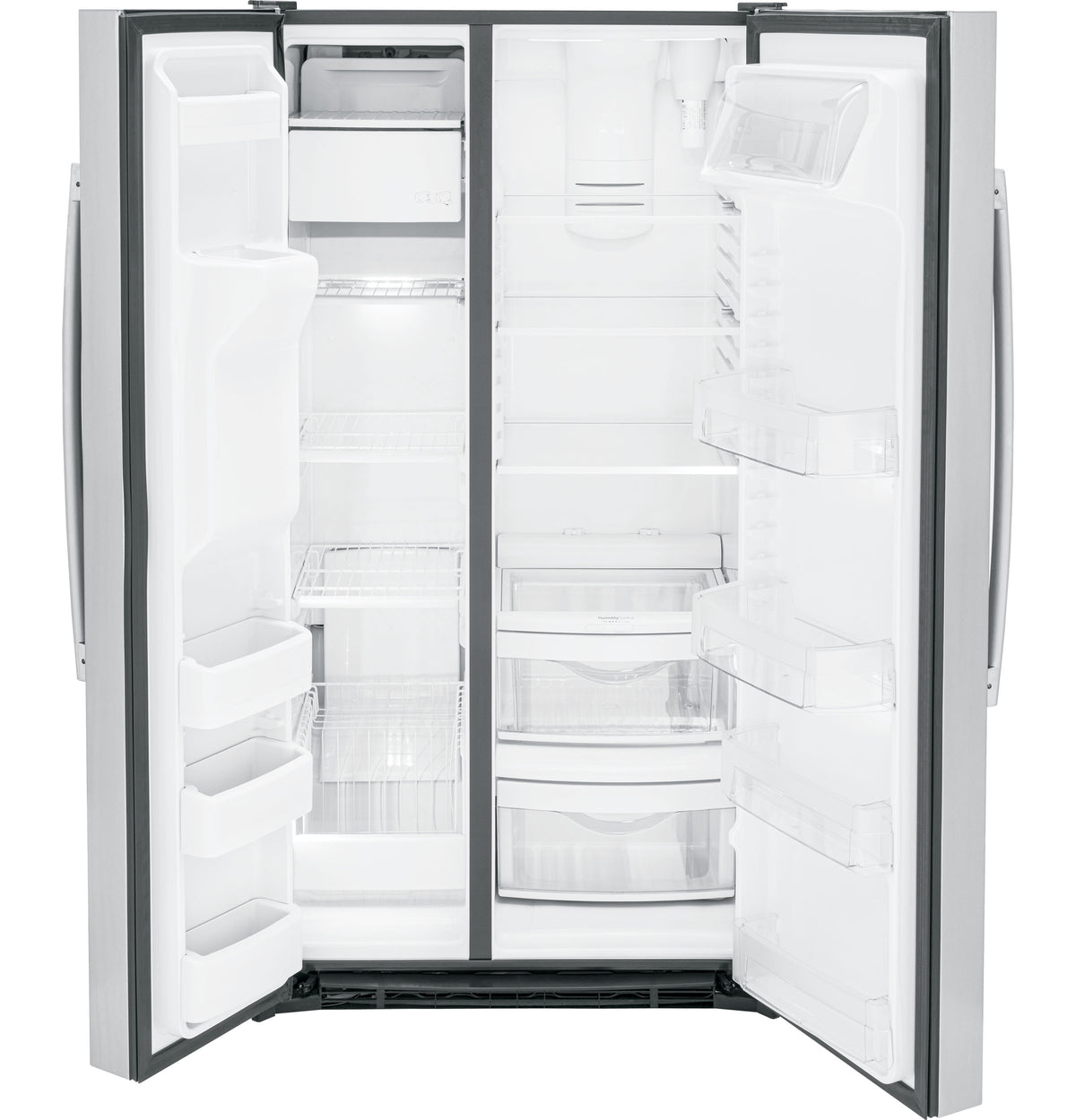 GE ENERGY STAR® 25.3 Cu. Ft. Side-By-Side Refrigerator GSE25GYPFS