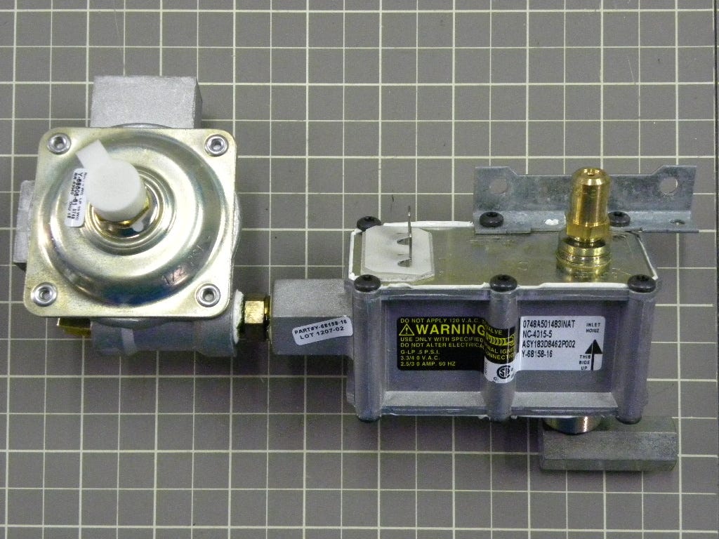 Oven Safety Valve and Pressure Regulator WB19K10014