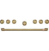 CAFÉ™ 36" Brushed Brass Handle & Knob Set for Pro Range and Rangetop CXPR6HKPTCG
