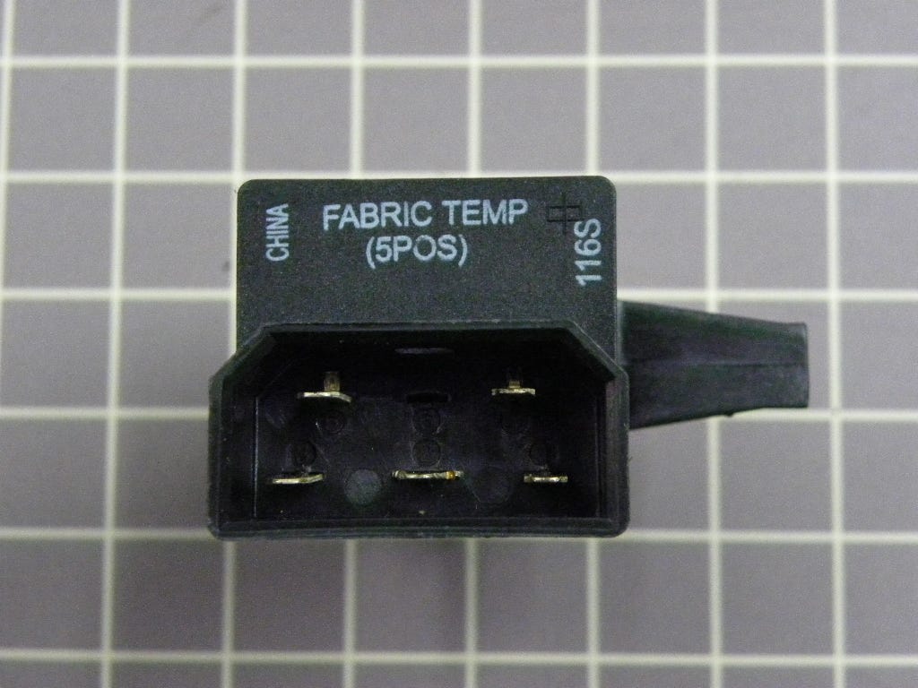 Temperature Selector Switch WP3399643