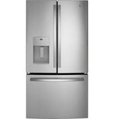 GE ENERGY STAR 20.6 Cu. Ft. Fingerprint Resistant Counter-Depth French-Door Refrigerator GYE21JYMFS