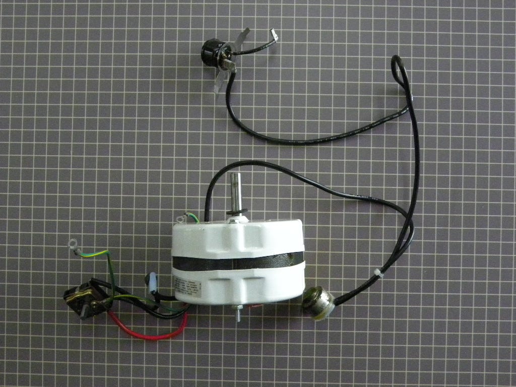 Motor (Defrost Thermostat, Overload and Rotary Switch Included) 327650403