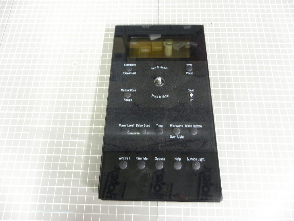 GE Microwave Control Panel WB07X10267