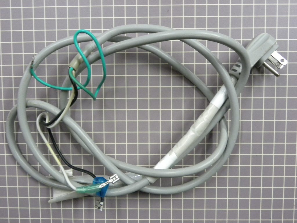 GE Dehumidifier Power Cord AHW30LKG1