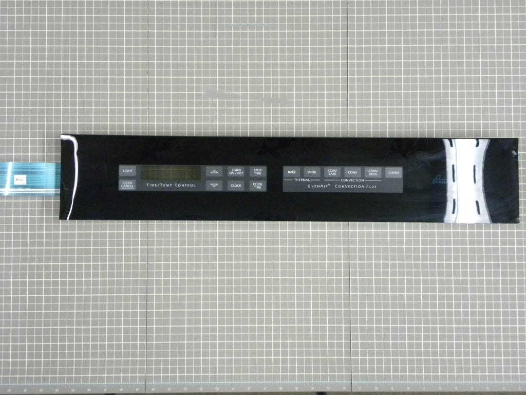 Amana Wall Oven Control Panel (Black) 31861401B