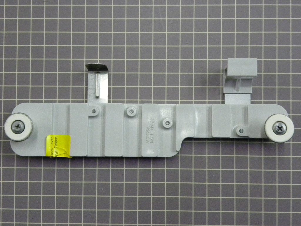 GE Dishwasher Roller Bracket and Rack Lever LH WD12X10149