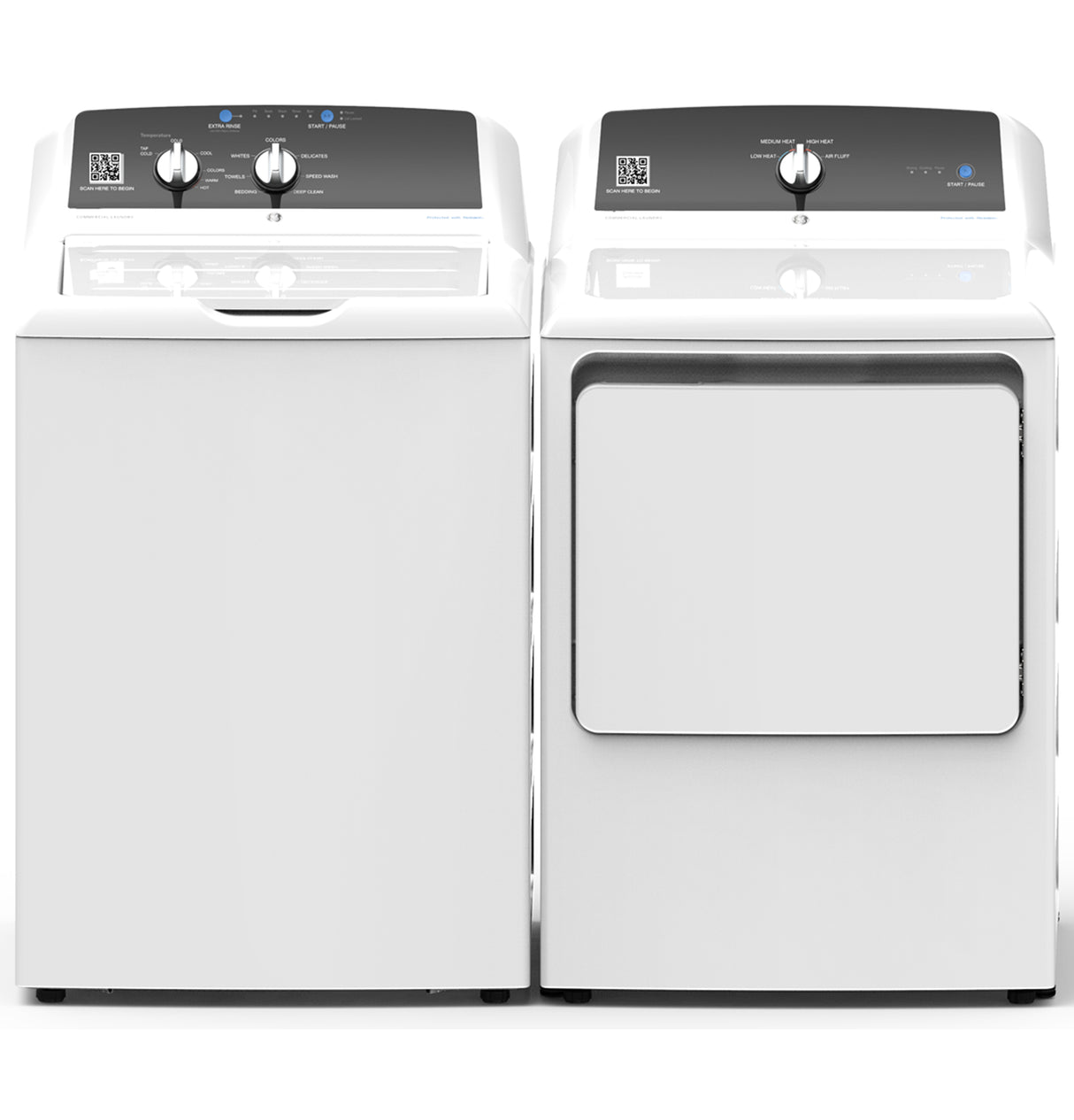 GE® 4.2 cu. ft. Capacity Commercial Washer with Stainless Steel Basket, Built-In App Payment System SITE WIFI REQUIRED VTW525ASRWB