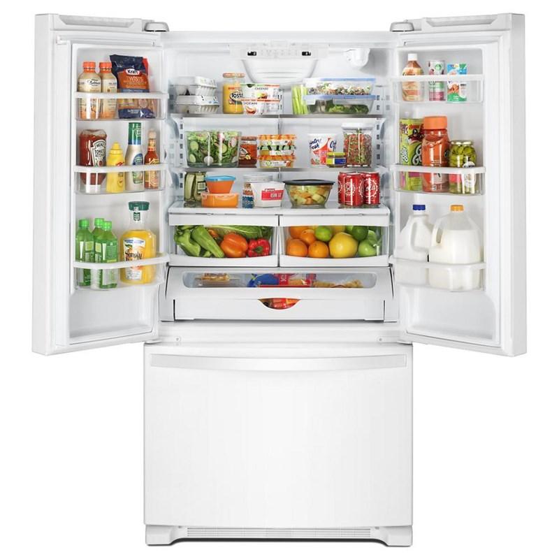 Whirlpool 33-inch Wide French Door Refrigerator - 22 cu. ft WRFF5333PW