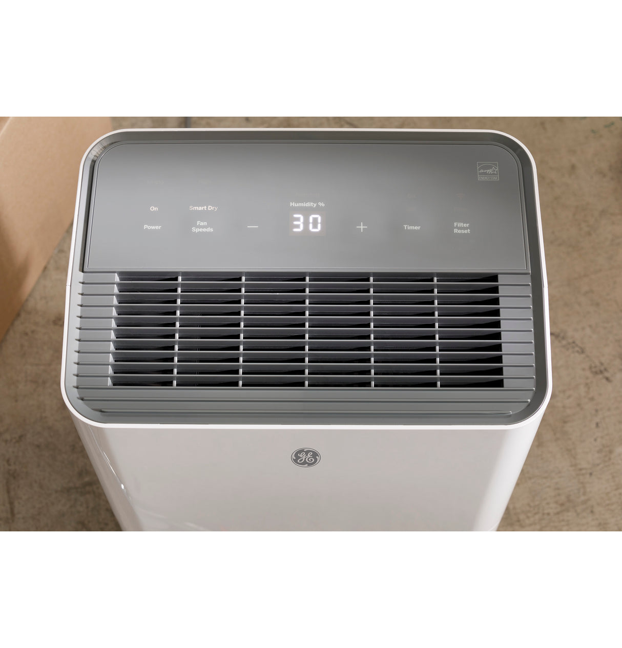 GE® 22 Pint Portable Dehumidifier with Smart Dry for Damp Spaces ADYR22LC