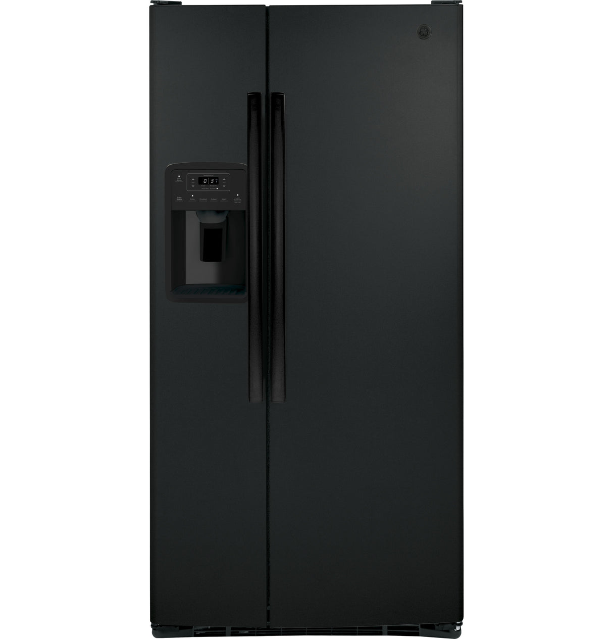 GE® ENERGY STAR® 27.9 Cu. Ft. Side-By-Side Refrigerator with Extra Tall Dispenser and In-Door Icemaker GSS23GGPBB