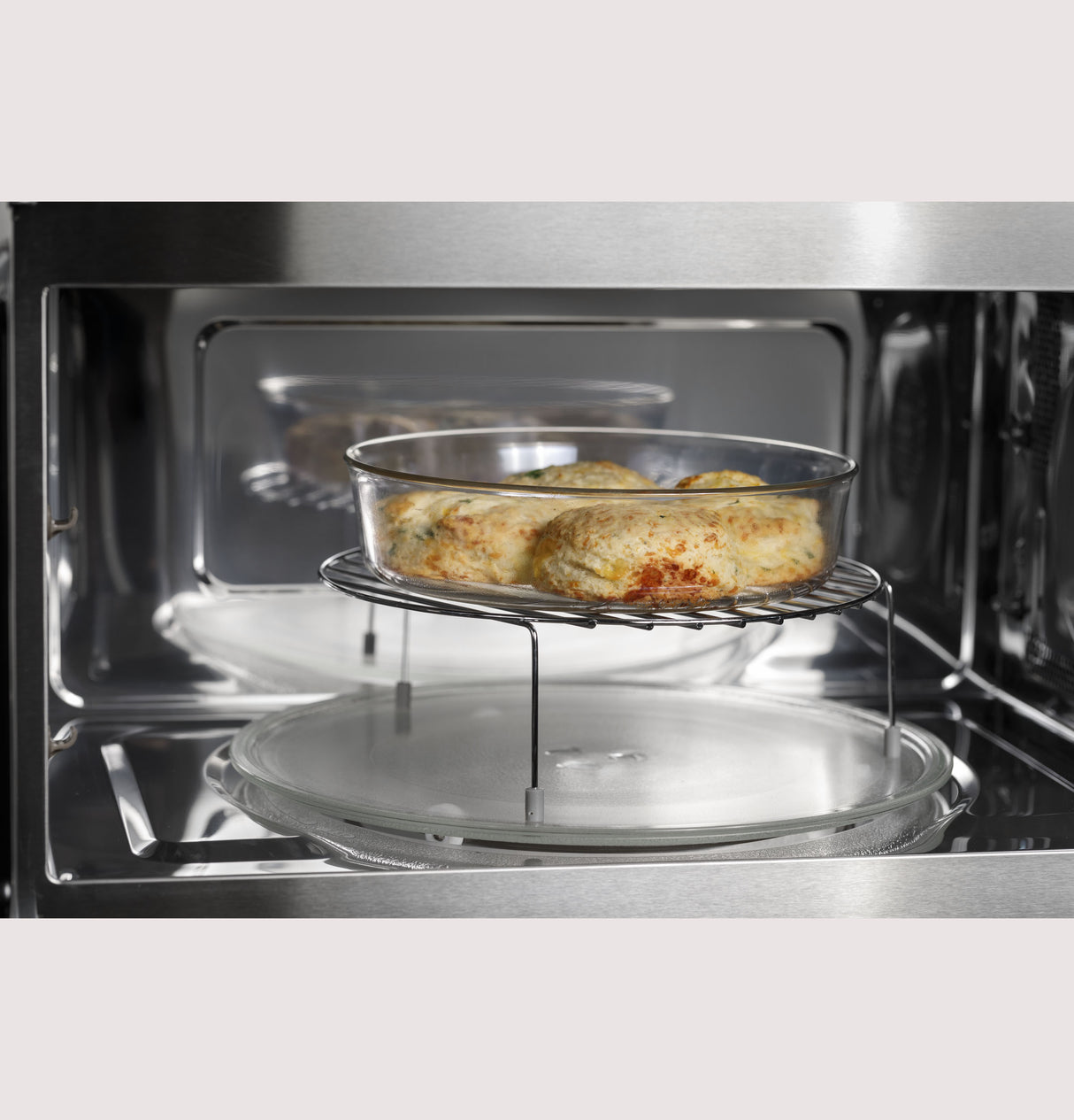 GE Profile™ 30" Built-In Microwave/Convection Oven PWB7030SVSS