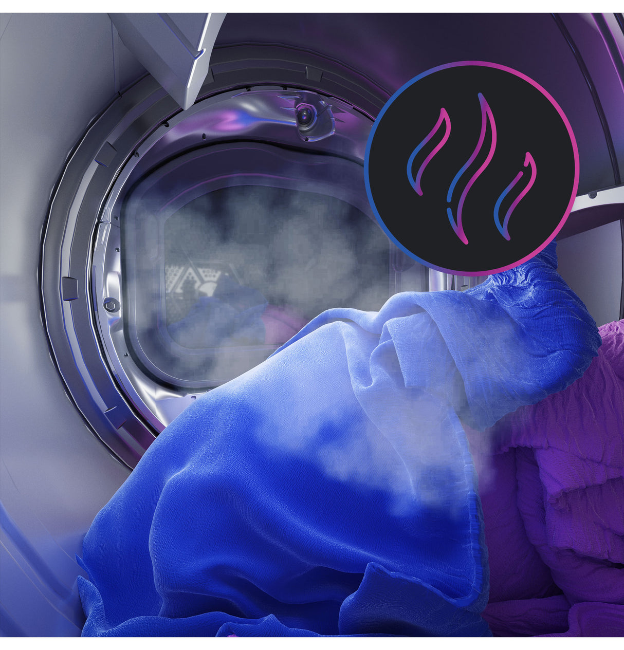 GE Profile™ ENERGY STAR® 7.3 cu. ft. Capacity Smart Electric Dryer with Fabric Refresh PTD90EBPTRS