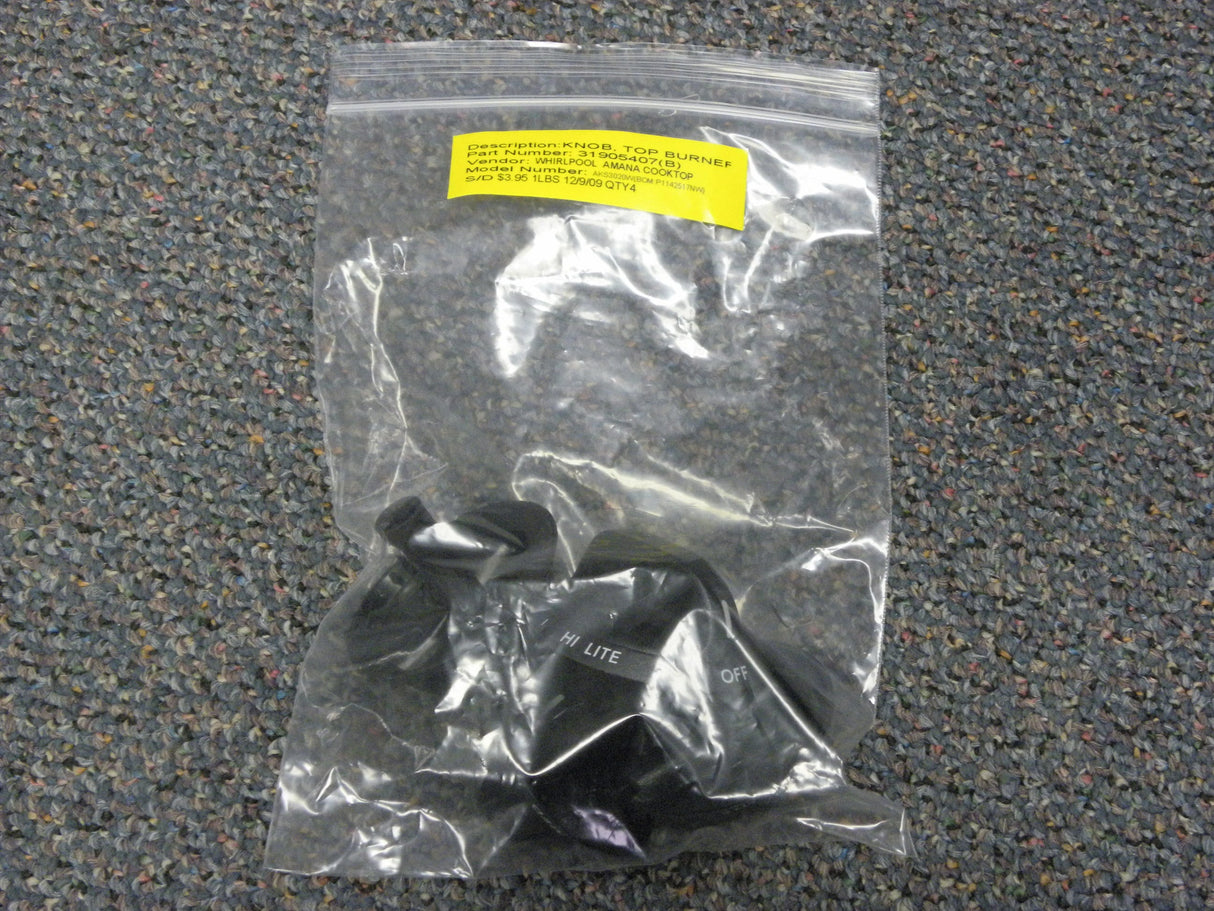 Burner Knob 31905407B