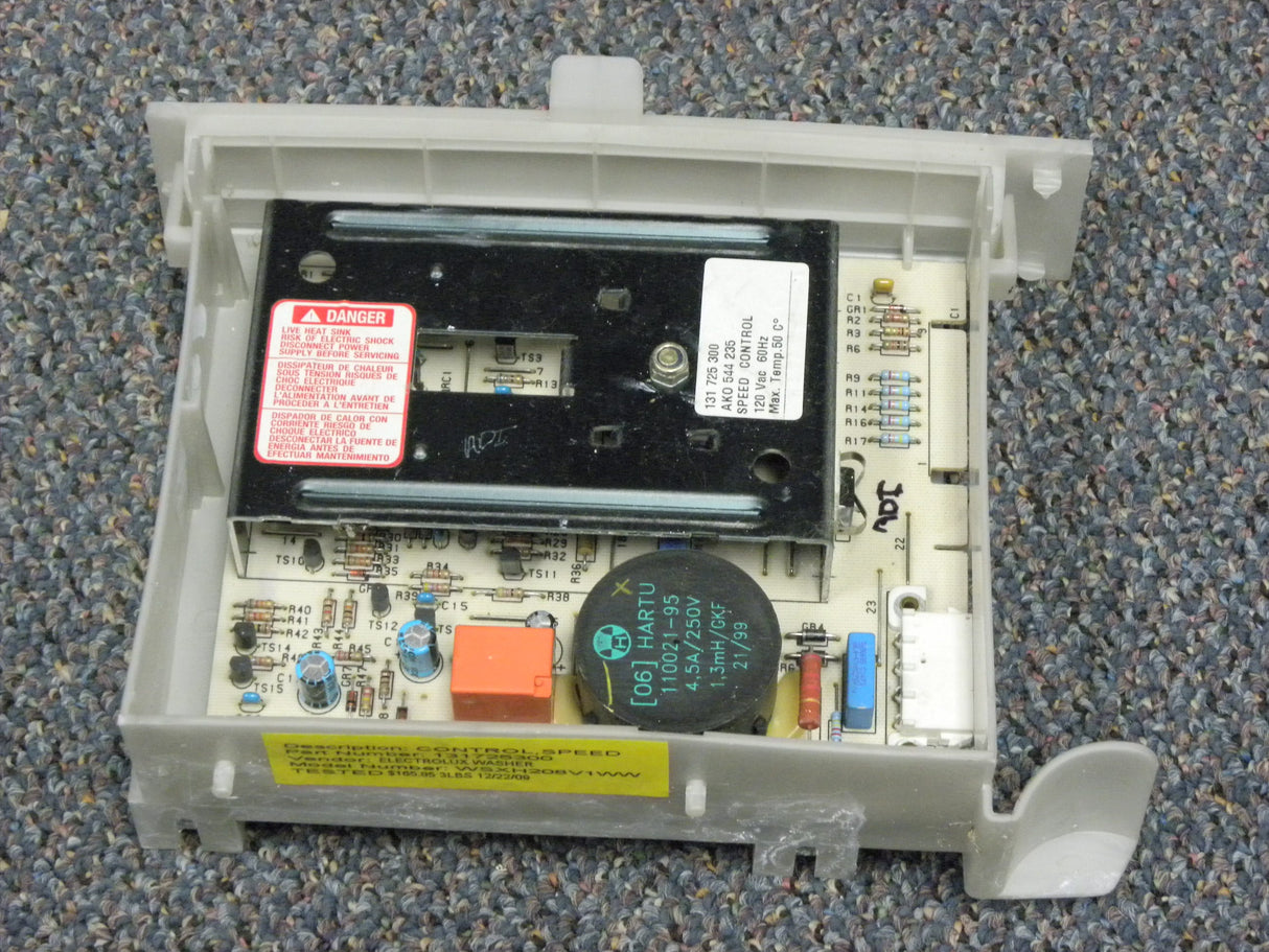 Electrolux Washer Speed Control 131725300