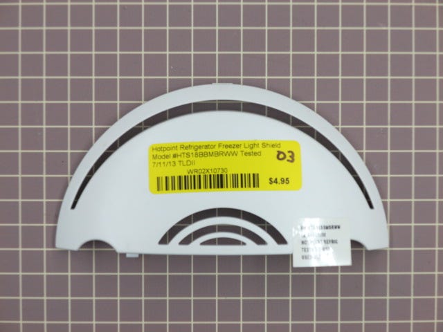 Hotpoint Refrigerator/Freezer, Freezer Light Shield WR02X10730