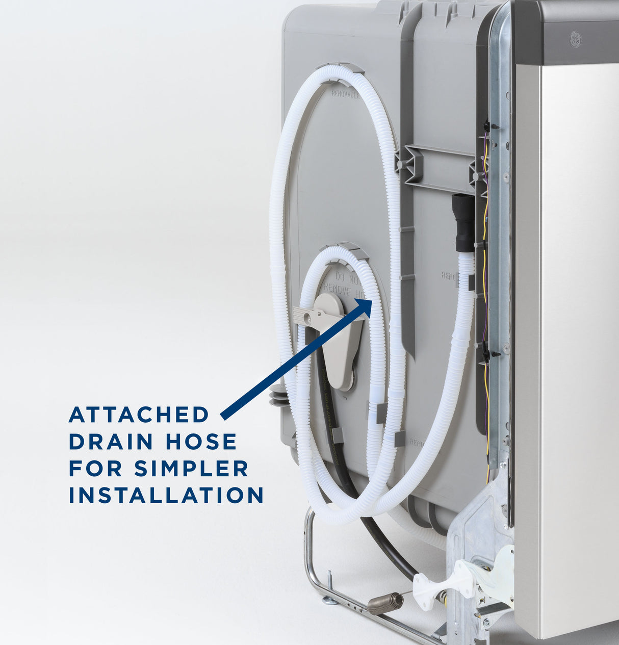 GE Dishwasher With Front Controls GDF535PGRWW