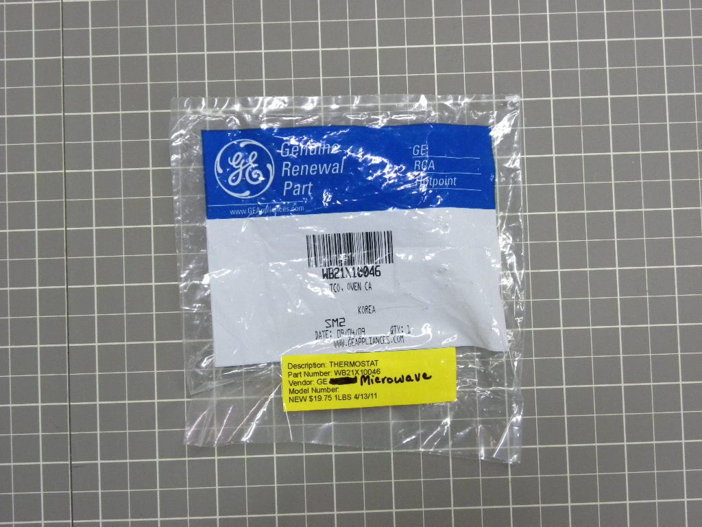 GE Microwave Thermostat WB21X10046