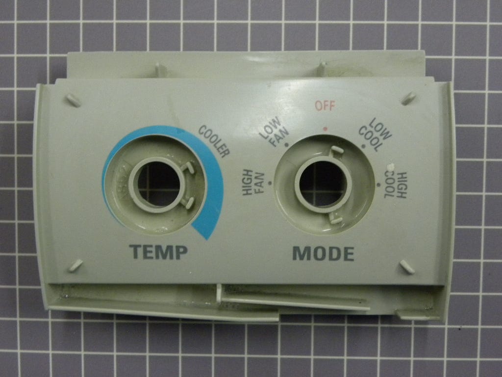 Knob Base/Control Panel WJ11X10016