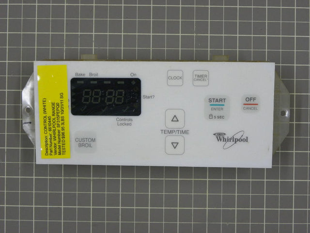 Whirlpool Range Control (White) 6610445