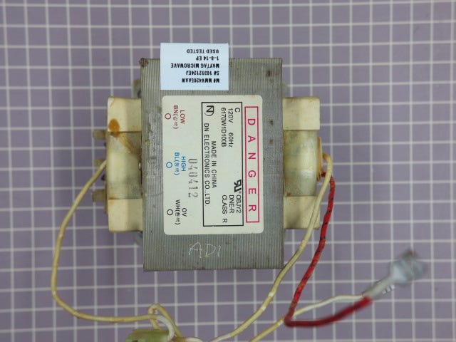 Maytag Microwave Transformer 53001649