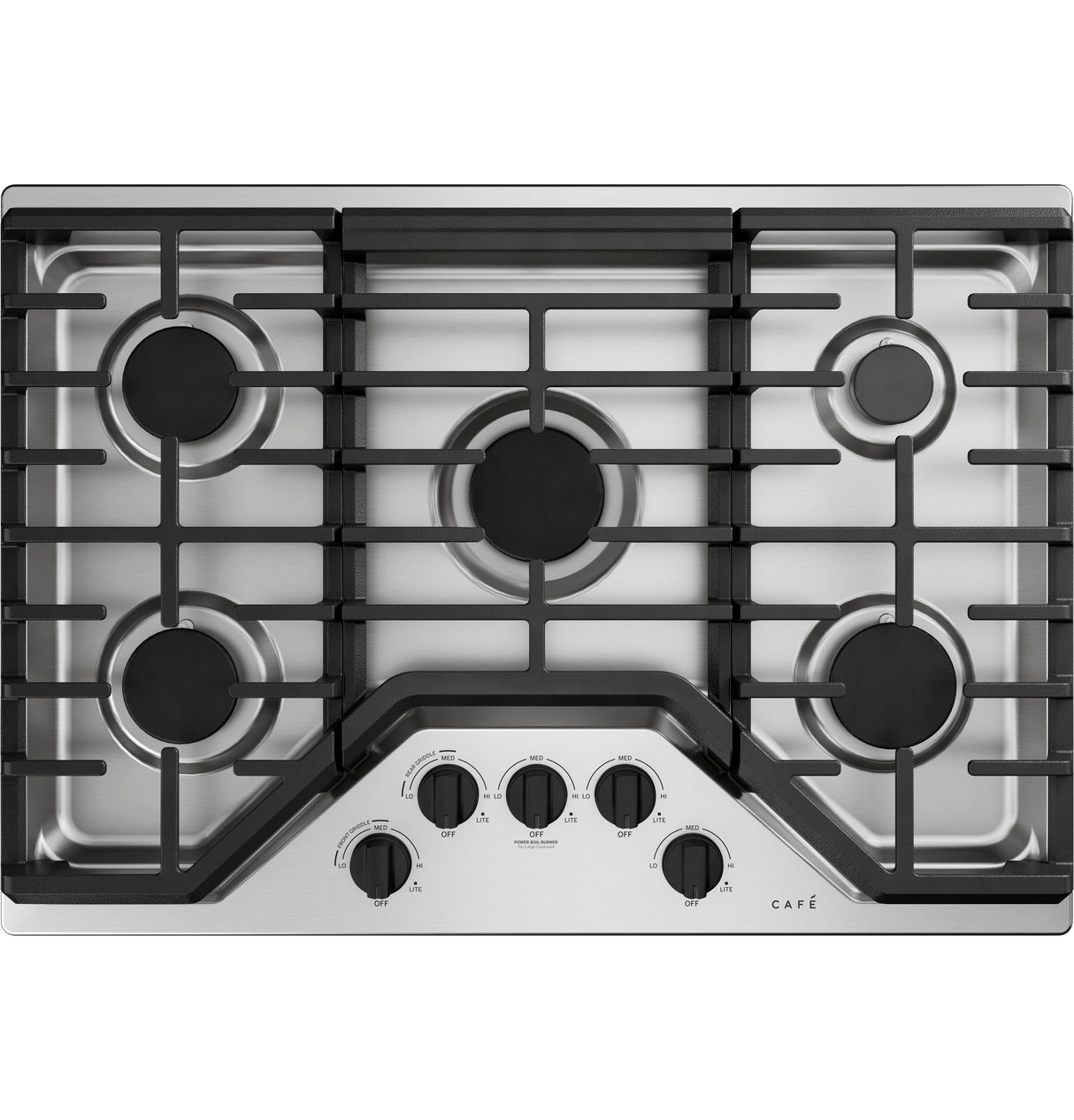 CAFÉ™ 5 Gas Cooktop Knobs - Flat Black CXCG1K0PMFB