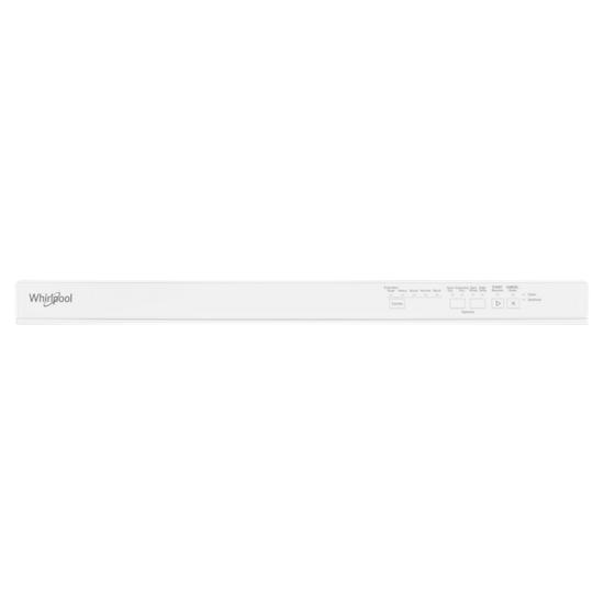 Whirlpool 55 dBA Quiet Dishwasher with Boost Cycle and Pocket Handle WDP540HAMW