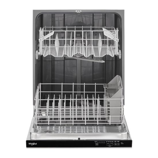 Whirlpool 55 dBA Quiet Dishwasher with Boost Cycle and Pocket Handle WDP540HAMZ -Fingerprint Resistant Stainless Steel