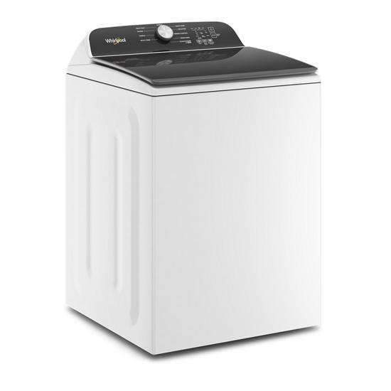 Whirlpool 5.3 Cu. Ft. Large Capacity Top Load Washer WTW500CMW