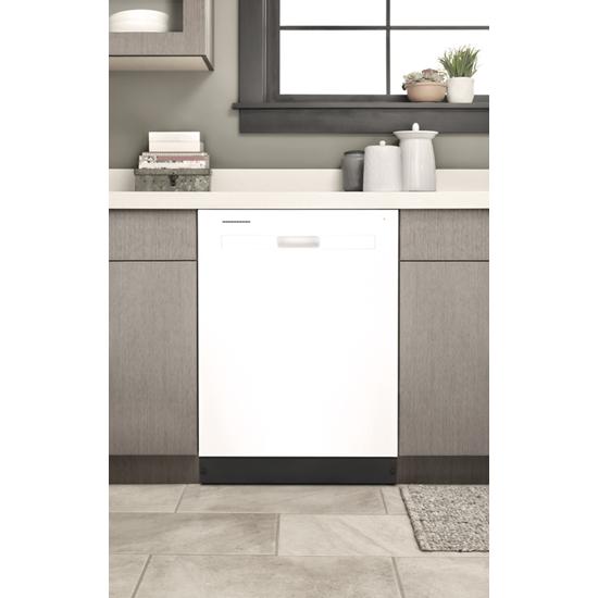 Whirlpool 55 dBA Quiet Dishwasher with Boost Cycle and Pocket Handle WDP540HAMW