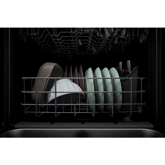 Whirlpool 55 dBA Quiet Dishwasher with Boost Cycle and Pocket Handle WDP540HAMZ -Fingerprint Resistant Stainless Steel