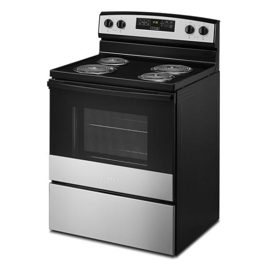 Amana 30-inch Electric Range with Bake Assist Temps ACR4303MMS