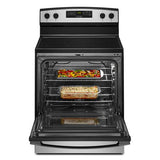 Amana 30-inch Electric Range with Extra-Large Oven Window AER6303MMS