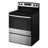 30-inch Amana Electric Range with Extra-Large Oven Window AER6603SMS