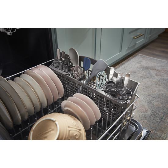 Whirlpool 55 dBA Quiet Dishwasher with Boost Cycle and Pocket Handle WDP540HAMZ