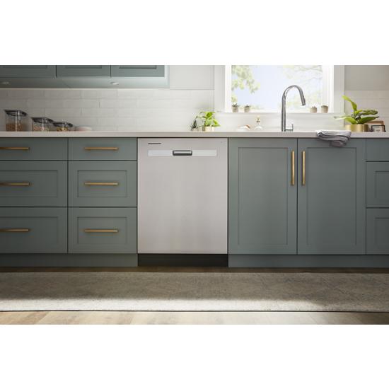 Whirlpool 55 dBA Quiet Dishwasher with Boost Cycle and Pocket Handle WDP540HAMZ