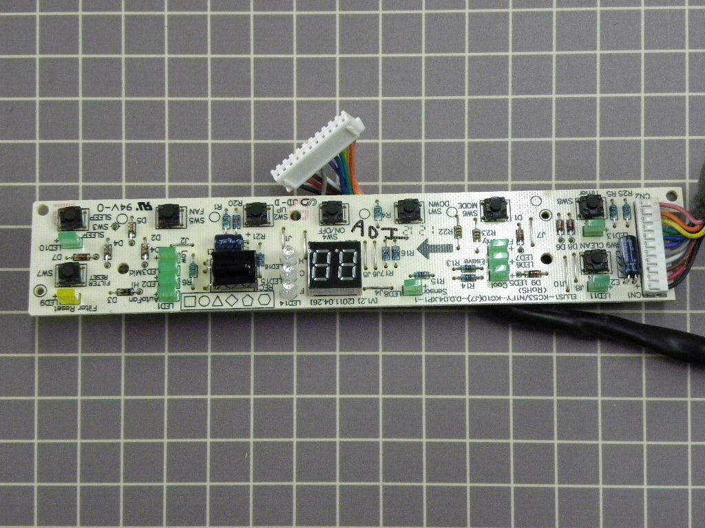 Electrolux Air Conditioner PCB Display Board 5304476846
