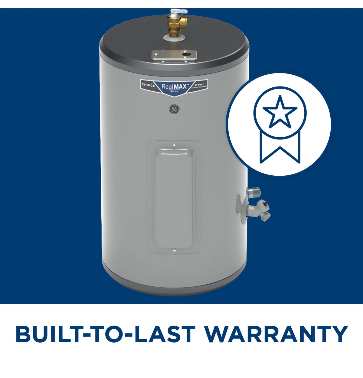 GE® 18 Gallon Electric Point of Use Water Heater GE20P08BAR