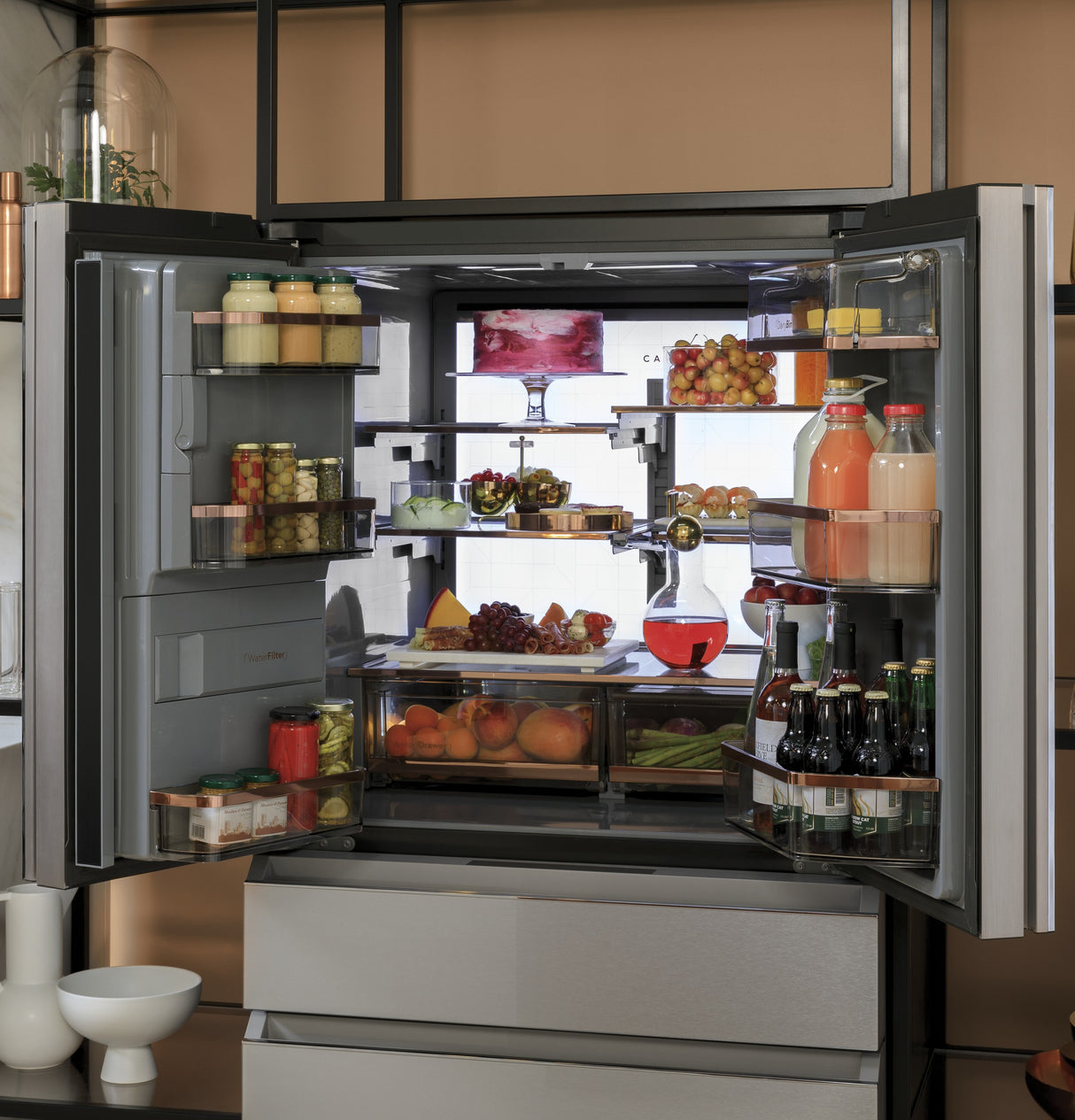 Café ENERGY STAR 27.6 Cu. Ft. 4- Door French-Door Refrigerator CVE28DM5NS5